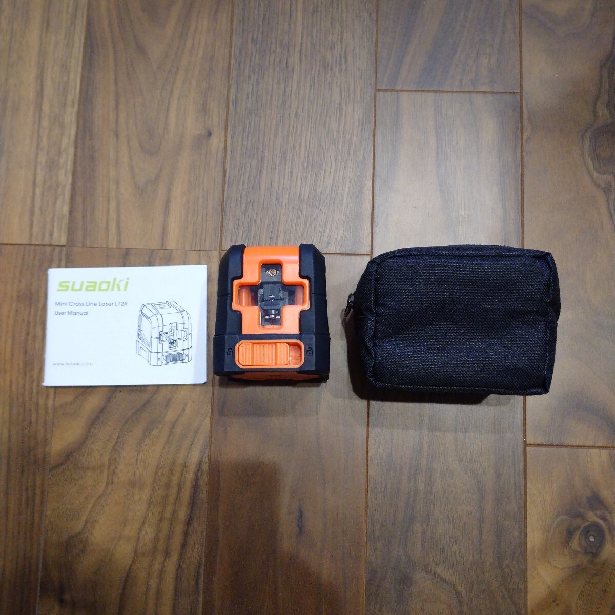 ★suaoki★レーザー水平器★MINI L12R★中古★動作確認済★電池式★説明書付★ケース付★拍卖