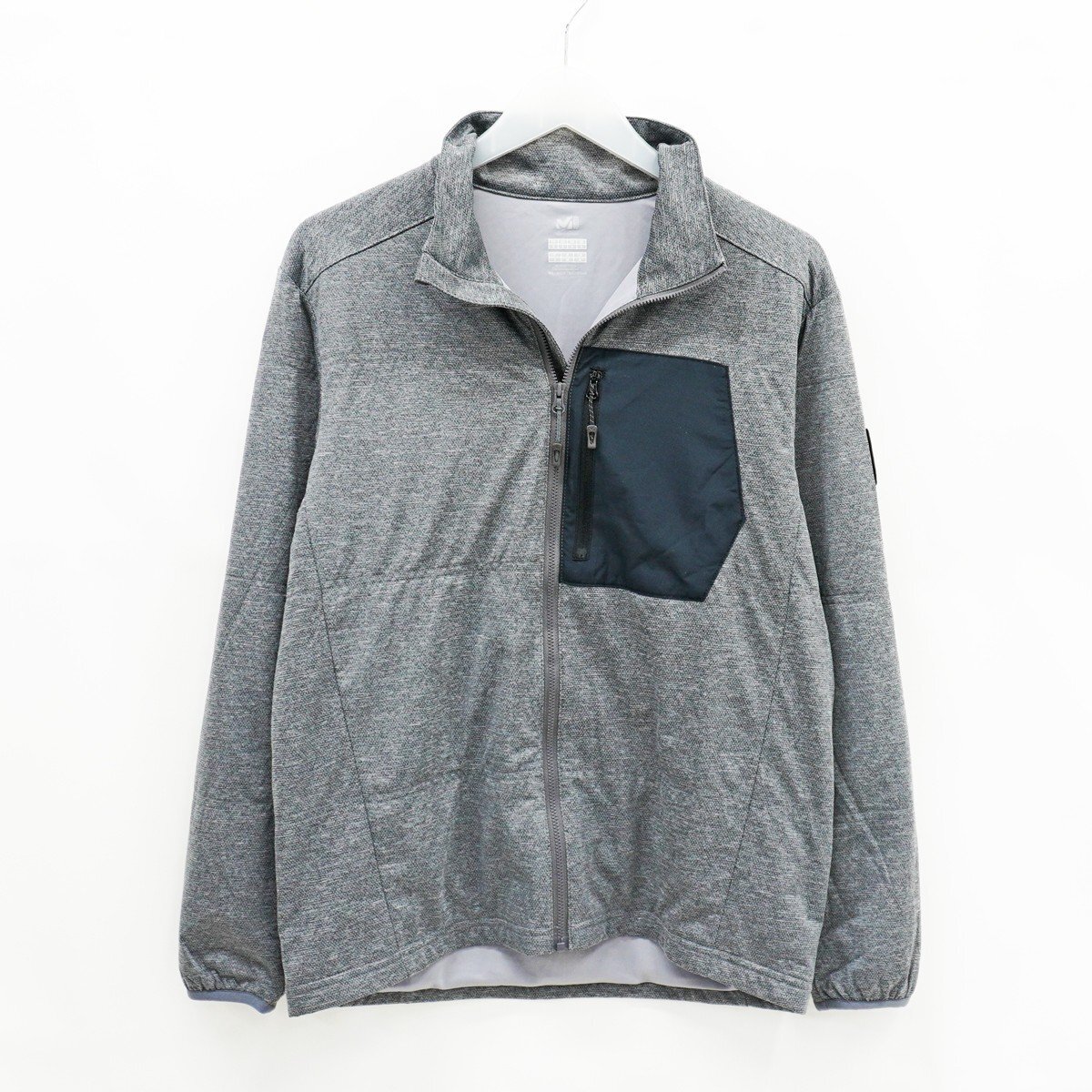◇【MILLET ミレー】アルファ ライト スウェット II ジャケット MIV01903 チャコールヘザー M拍卖