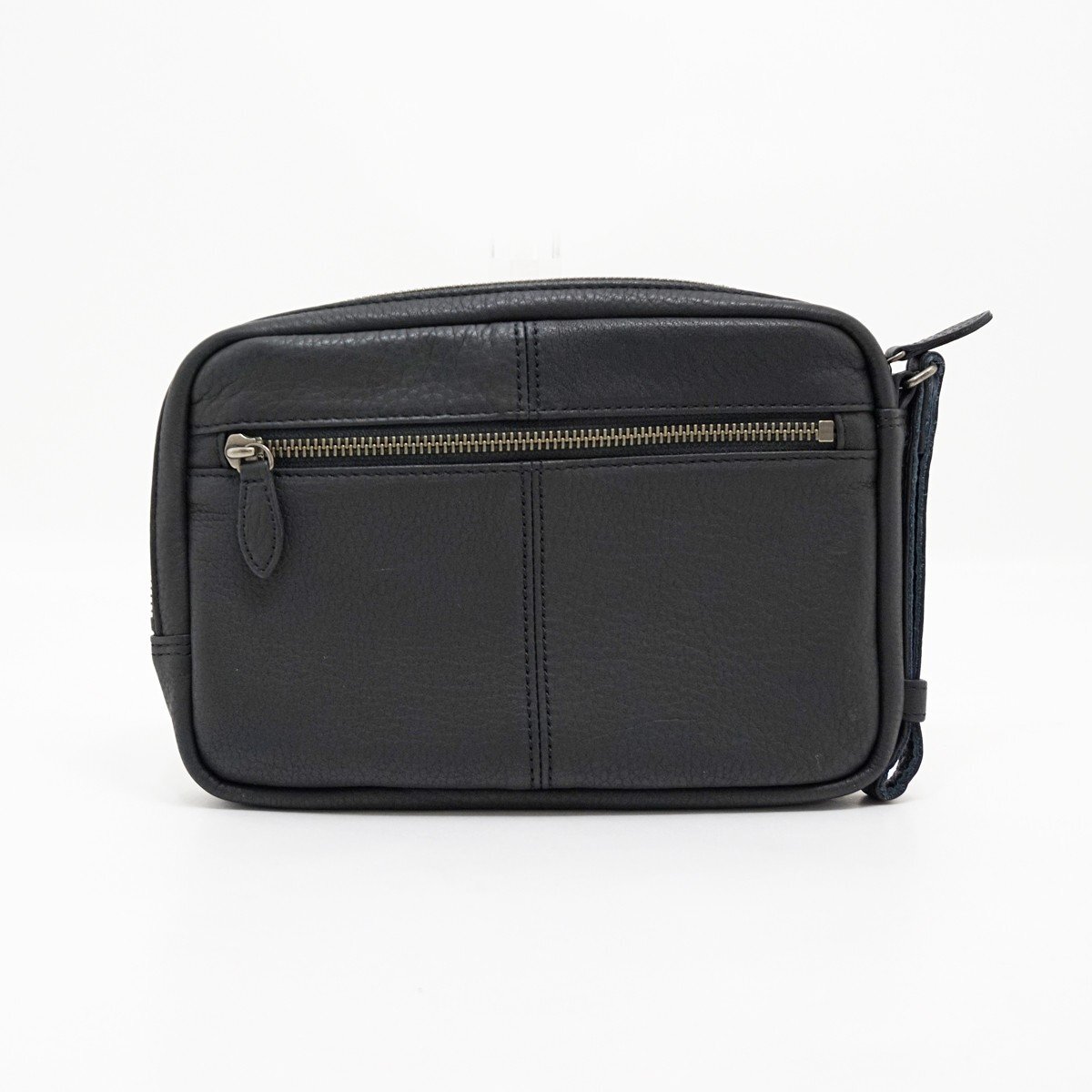 ◇美品【PORTER ポーター】WITH レザー クラッチバッグ 016-01078 ブラック拍卖