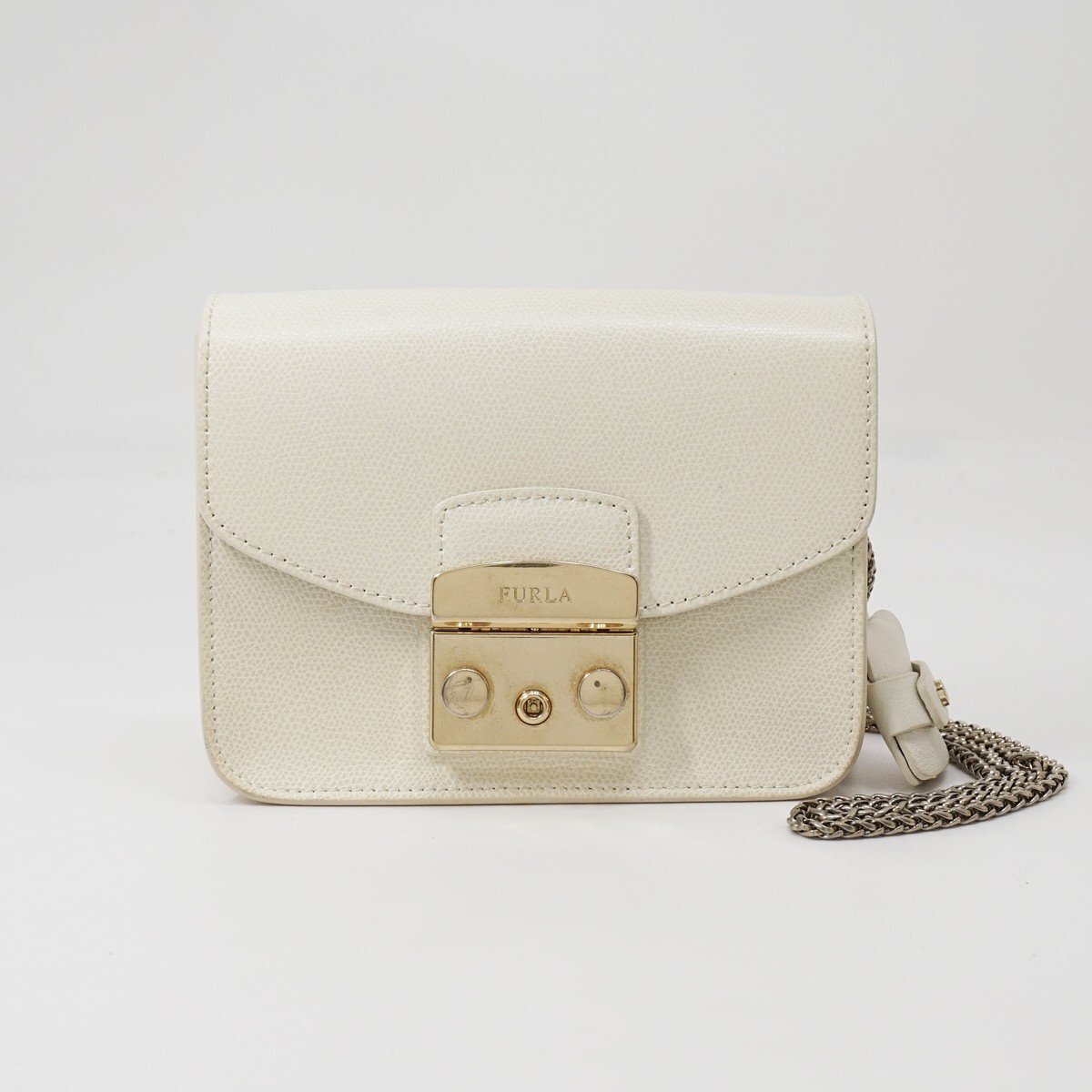 ◇【FURLA フルラ】メトロポリス ショルダーバッグ 替えフラップ付き拍卖