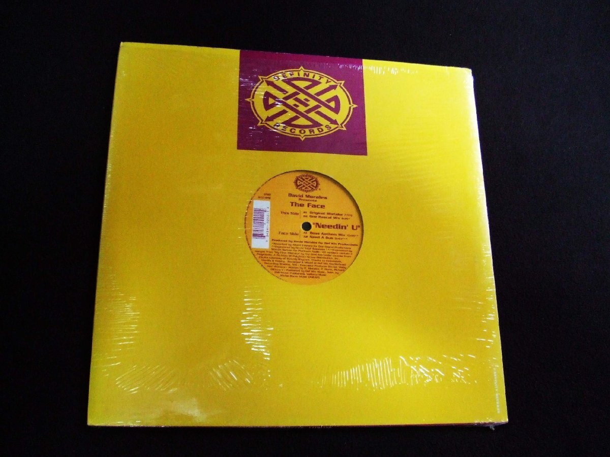シュリンク付!US盤!12inchS★DAVID MORALES PRESENTS THE FACE/NEEDIN' U★ディスコ・ハウス人気盤!拍卖