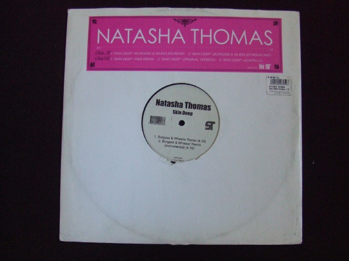 12inchS★NATASHA THOMAS/SKIN DEEP★デンマークの歌姫!元ジャケ付!拍卖