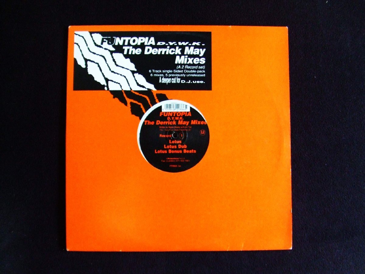 UK盤!2枚組!12inchS★FUNTOPIA/D.Y.W.K.(THE DERRICK MAY MIXES)★ハウス・クラッシック名盤!拍卖