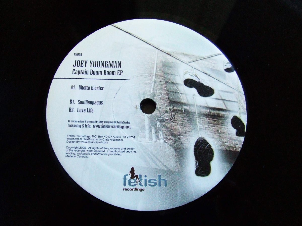 US盤!12inchS★JOEY YOUNGMAN/CAPTAIN BOOM BOOM EP★アンダーグラウンドハウス人気盤!拍卖