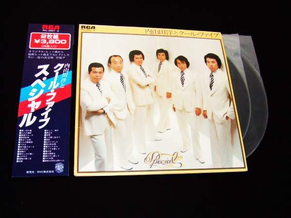 帯付2枚組LP★魅惑の昭和ムード歌謡!★クール・ファイブ ベスト盤 28曲入り!拍卖