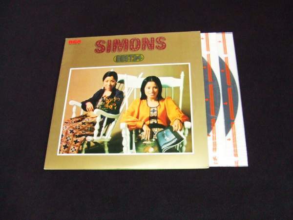 2枚組LP★昭和女性デュオ★シモンズ ベスト盤!全24曲!拍卖