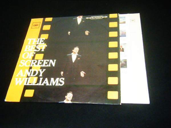 ヴェラジャケ!LP★アンディ・ウィリアムス★映画音楽を歌う!拍卖