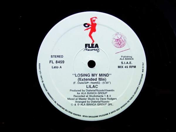 イタリア盤!12inchS★LILAC/LOSING MY MIND★ユーロビート!FL 8459拍卖