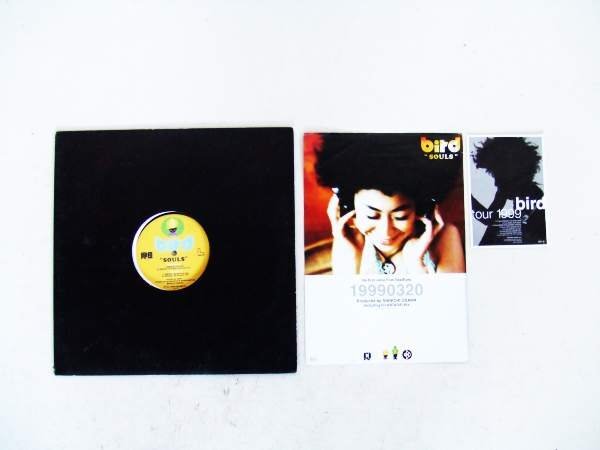12inchS★BIRD/SOULS 大沢伸一プロデュース★コマーシャルパンフ、カード付!拍卖