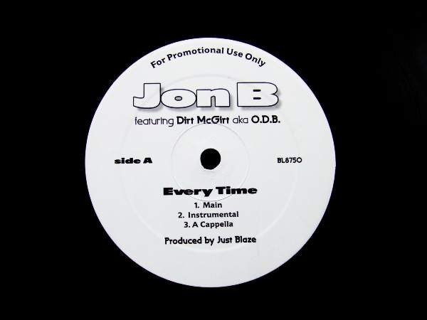 US盤!12inchS★JON B/EVERY TIME★BL8750 同じもの2枚!拍卖