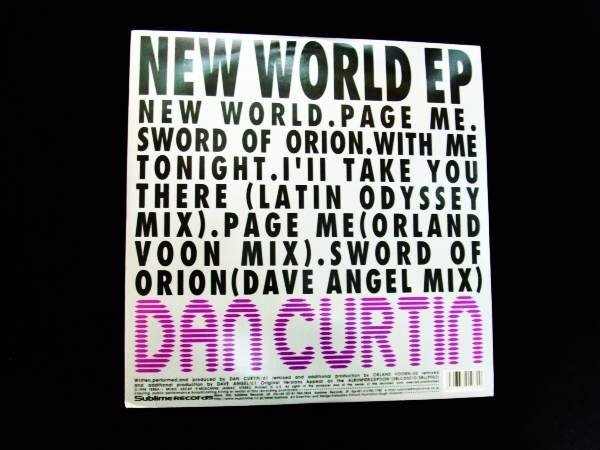 2枚組!12inchS★DAN CURTIN/NEW WORLD EP★SBLLP010拍卖