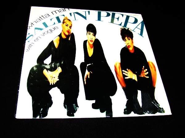 US盤!12inchS★SALT N PEPA WITH EN VOGUE/WHATTA MAN★'90年代ビッグ・ヒット!拍卖