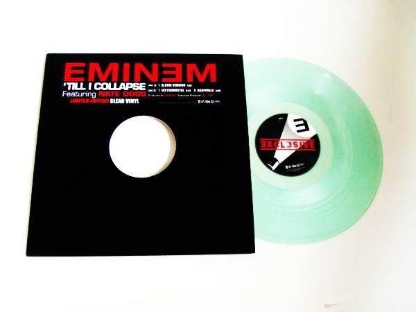 US盤!カラーレコード!12inchS★Eminem feat.Nate Dogg/'Till I Collapse★プロモオンリー! Dr Dreプロデュース!拍卖