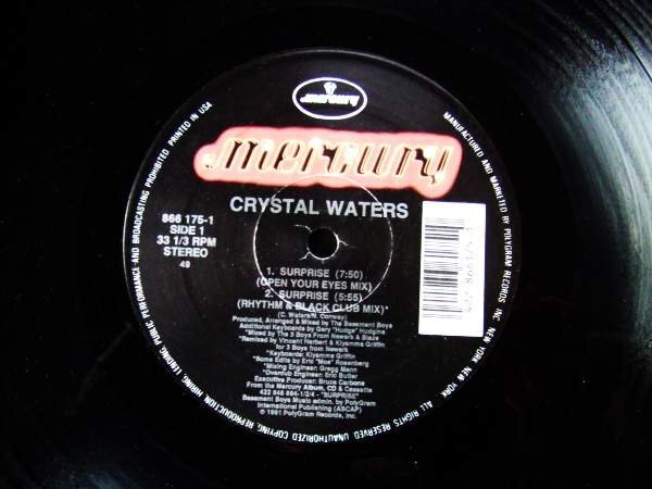 US盤!12inchS★CRYSTAL WATERS/SURPRISE★ヒップハウス名曲!拍卖