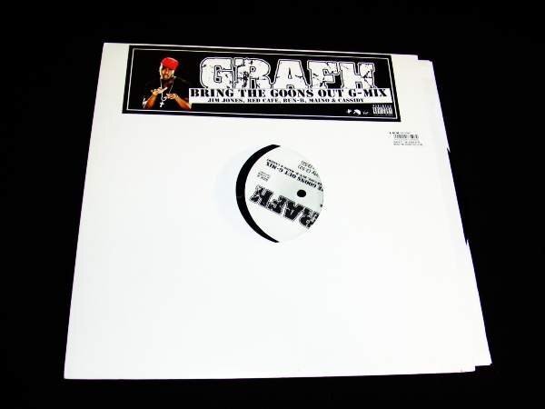 プロモ!US盤!12inchS★GRAFH/BRING THE GOONS OUT G-MIX★feat. JIM JONES, RED CAFE, BUN-B, MAINO & CASSIDY拍卖
