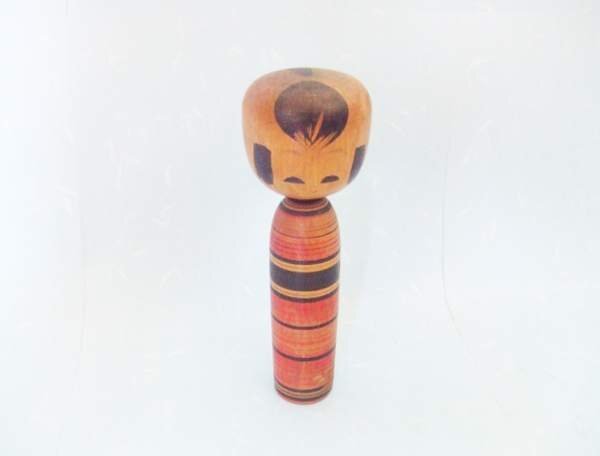 作並系!こけし★鈴木昭二★胴に梅花?の彫入!拍卖