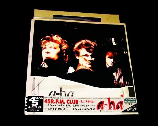 帯付!12inchS★a-ha/45 R.P.M. CLUB-ミニ・アルバム-★テイク・オン・ミー(ロング・バージョン)収録!拍卖