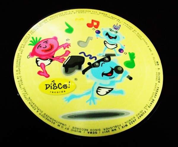 ピクチャーレコード!ドイツ盤!12inchS★MR. S. OLIVER/FREAKY BEATS★お部屋の飾りにいかが!拍卖