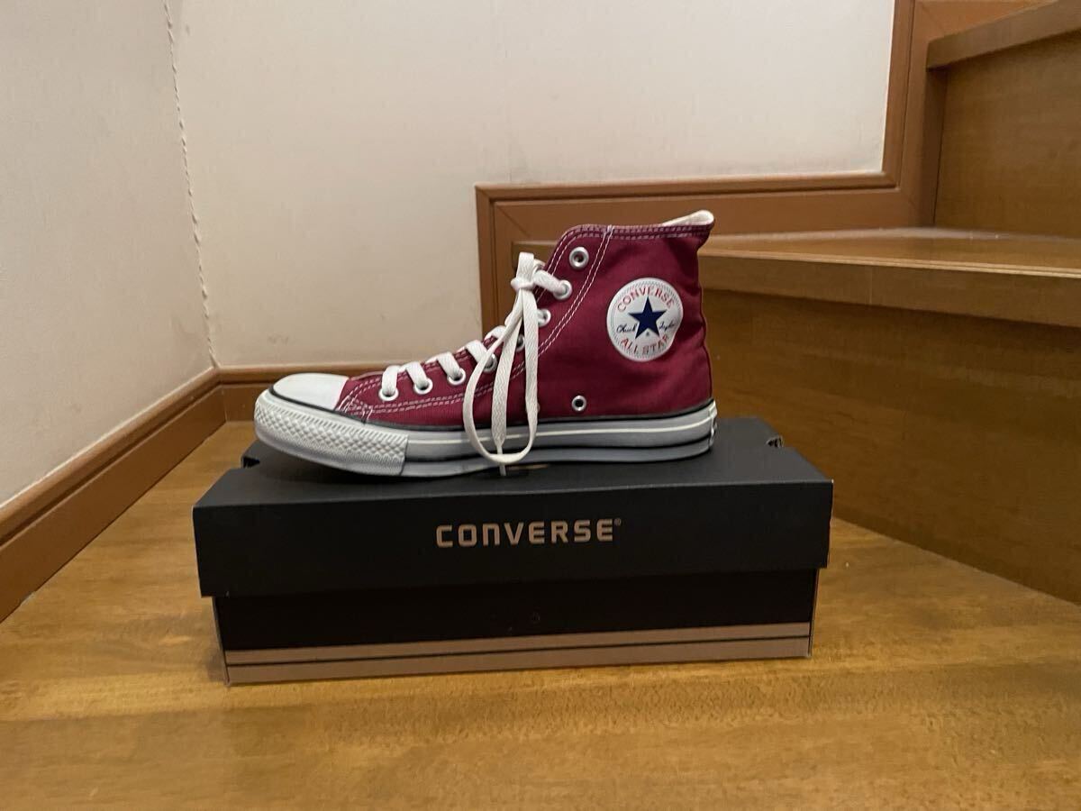 ★美USED★ CONVERSE ALL STAR HIコンバース オールスター ハイカット カラー MAROON マルーン SIZE=US6.5(25cm)拍卖