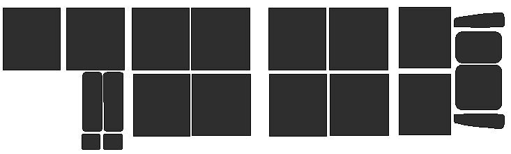 コースターXZB50観音開きタイプカット済みカーフィルムリアセット(リンテックプレミアムシリーズスモークIKCシルフィード)拍卖