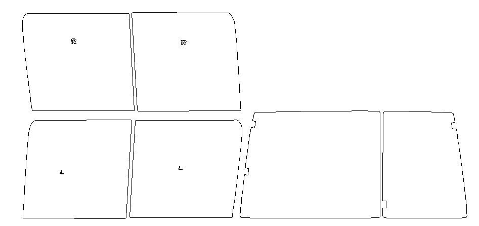 ランクルプラド 3ドア カット済みカーフィルム(スモーク)H2.1~ HZJ71 HZJ73 HZJ74 シルフィード ウィンコスプレミアムシリーズ拍卖