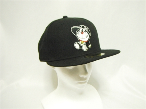【YPM461】美中古品★NEW ERA ニューエラ×ドラえもん キャップ 59FIFTY 7 1/2 59.6cm ロゴ刺繍 コラボ グッズ 帽子 newera拍卖