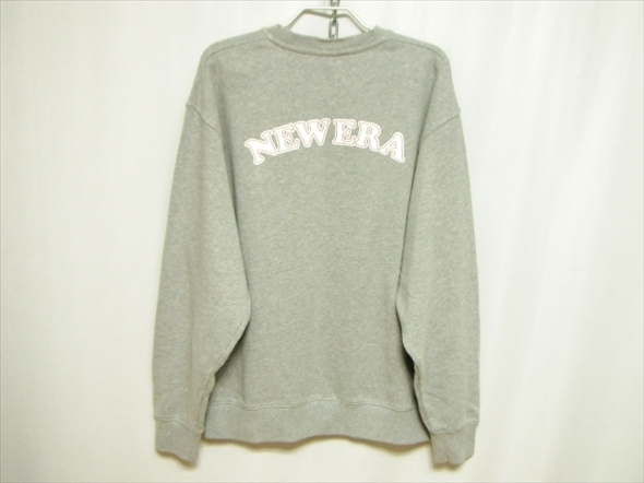 【LPM485】美中古品★NEW ERA ニューエラ スウェットシャツ XLサイズ バックロゴプリント ストリート 大きめ オーバーサイズ ll 2l拍卖