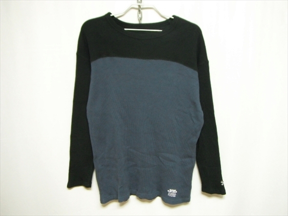 【M501】送料無料★美中古品★BLUCO ブルコ サーマル 長袖Tシャツ フットボールシャツ XLサイズ ストリート バイカー RUDE ルード系 LL 2l拍卖