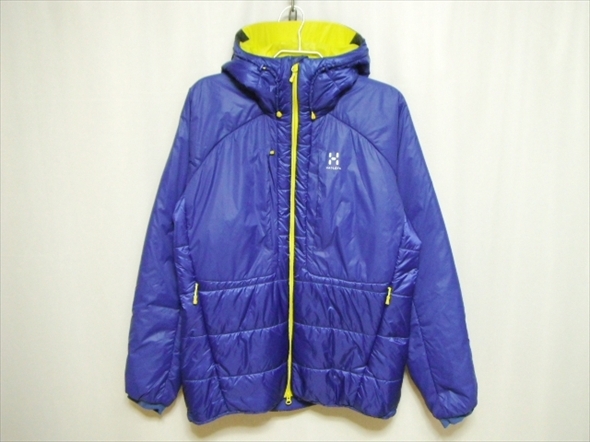 【LPM495】美中古品★HAGLOFS ホグロフス 中綿ジャケット BARRIER PRO II BELAY Lサイズ パーテックス 撥水 保温 アウトドア パーカー拍卖