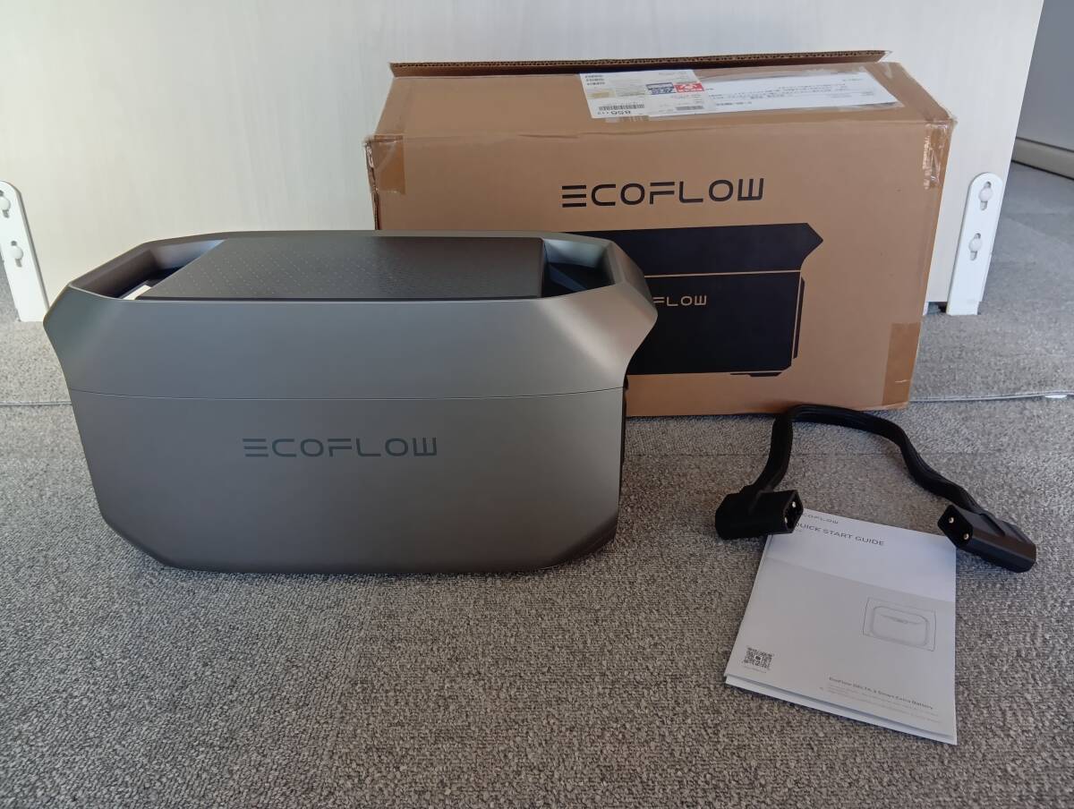 送料無料!動作確認済 EcoFlow DELTA3専用エクストラバッテリー 1kWh 外箱有り拍卖