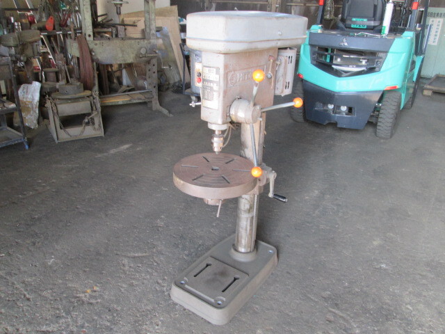 引取り限定 動作確認済 日立 卓上ボール盤 B23SC 23㎜ 200~220V 50/60Hz 0.75KW 岩手拍卖