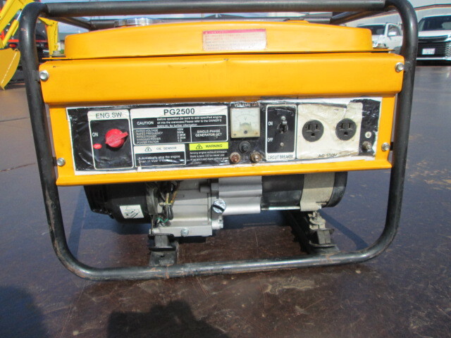 動作確認済 発電機 PG2500 ガソリン 100V 50Hz 2000W 2.0KW拍卖