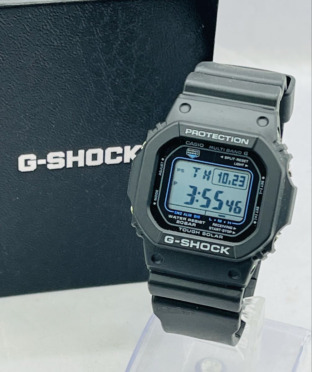 ◎1円◎ 美品 カシオ CASIO G-SHOCK GW-M5610U-1CJF メンズ 電波ソーラー デジタル 樹脂バンド ブラック 黒 ★同梱不可co拍卖
