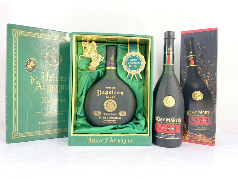1円★未開栓 REMY MARTIN レミーマルタン VSOP Napoleon ナポレオン ExtraOld ブランデー コニャック 古酒 洋酒 2本 まとめ売り ※同梱不可拍卖