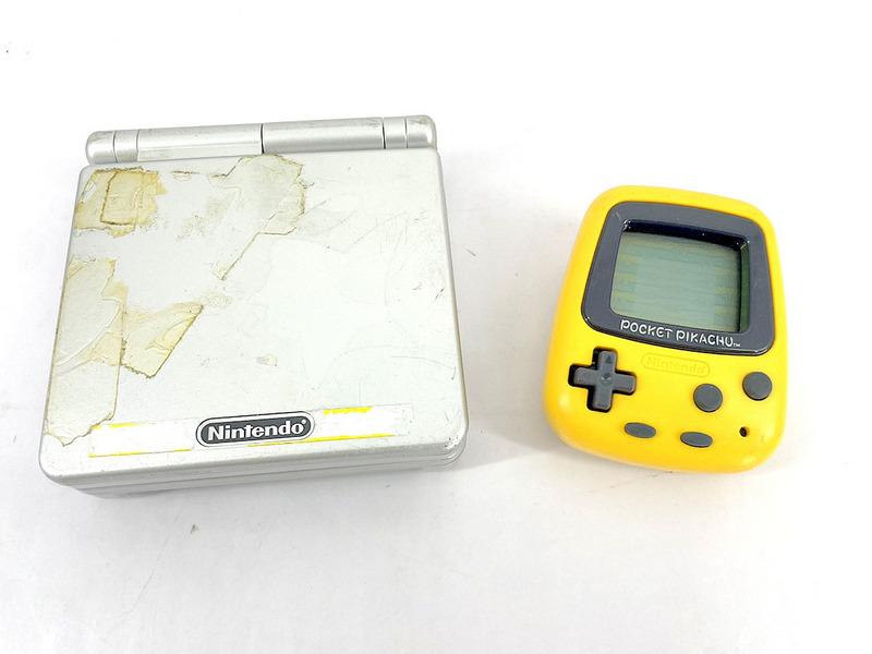 1円★ ゲームボーイ アドバンス SP ポケット ピカチュウ ゲーム Nintendo 任天堂 ゲーム機器 ホビー ジャンク 2点セット まとめ売り拍卖