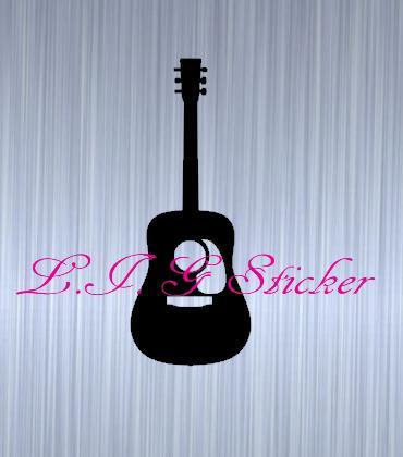 カッティング ステッカー ギター ⑧-1 防水 傷隠し シール デカール 自動車 バンド 楽器 アコースティックギター MARTIN マーチン拍卖
