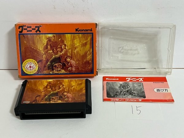 グーニーズ 任天堂 FC ファミコン 箱説有り  接点洗浄済 SAKA15拍卖