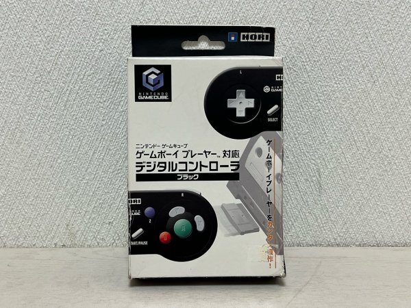 未使用品 任天堂 GC ゲームキューブ ゲームボーイプレーヤー対応 デジタルコントローラ ブラック拍卖