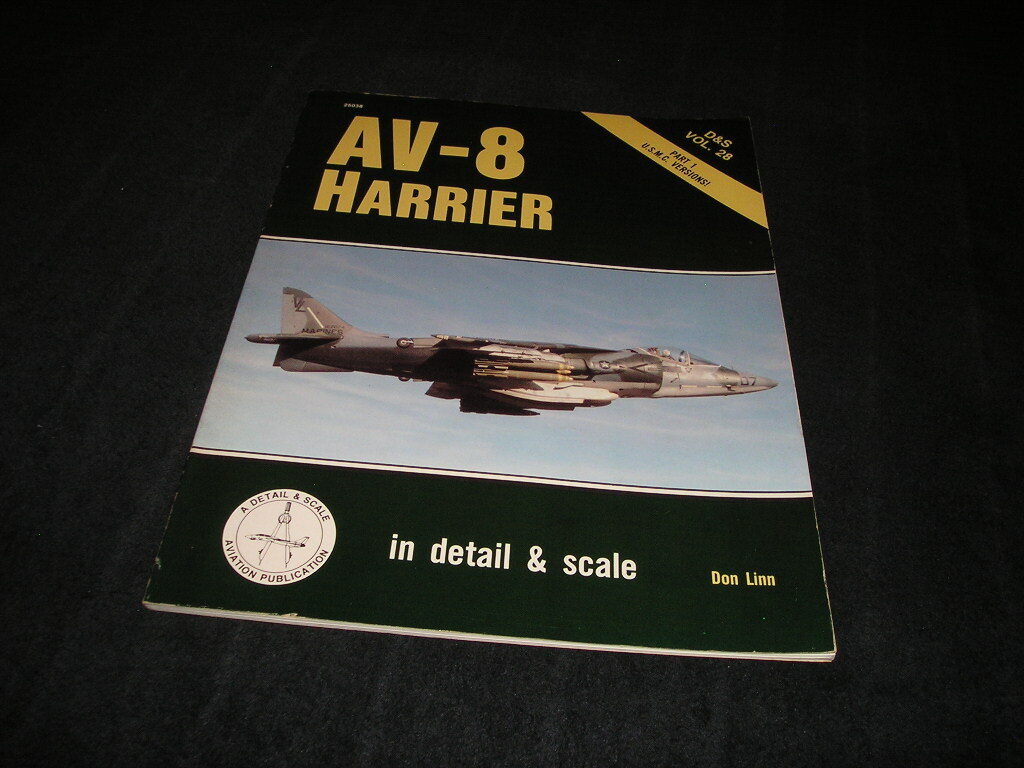 D&S VOL.8 AV-8 HARRIER in detail & scale ハリアー ディテール&スケール マクドネル・ダグラス ボーイング拍卖