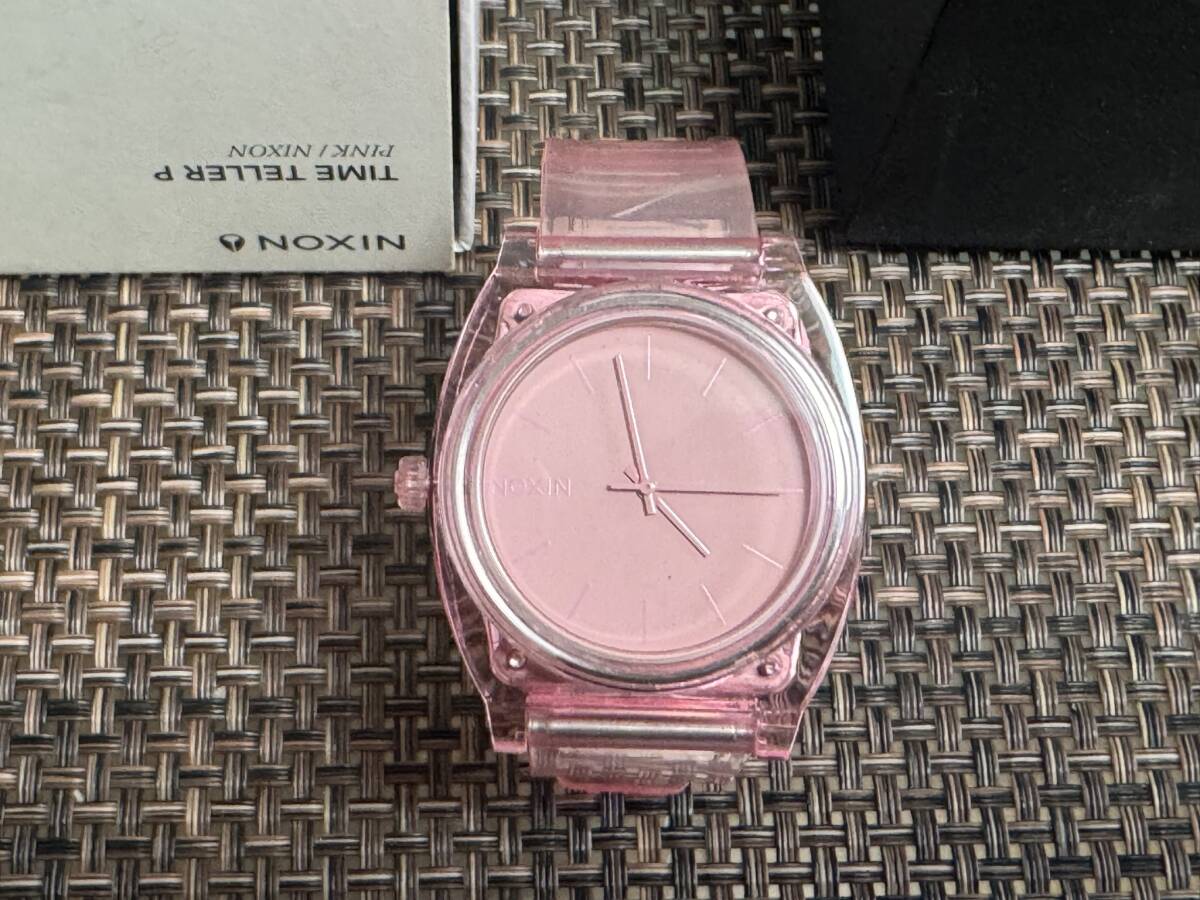 (4289-51PA)*ニクソン NIXON 腕時計 メンズ レディース A119-3146 TIME TELLER P クォーツ ピンク 未使用品拍卖