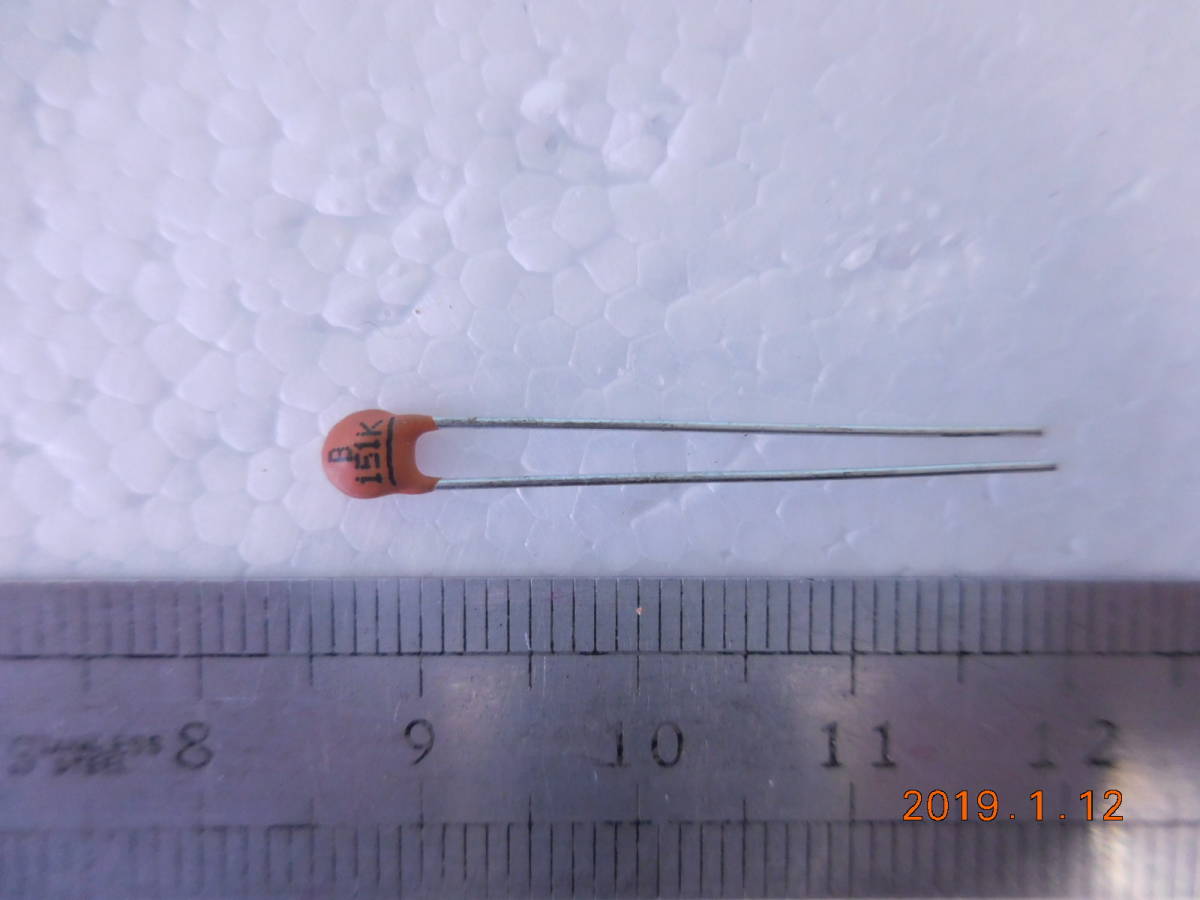 セラミックコンデンサ 150pF 50VDC 50個入り #65拍卖