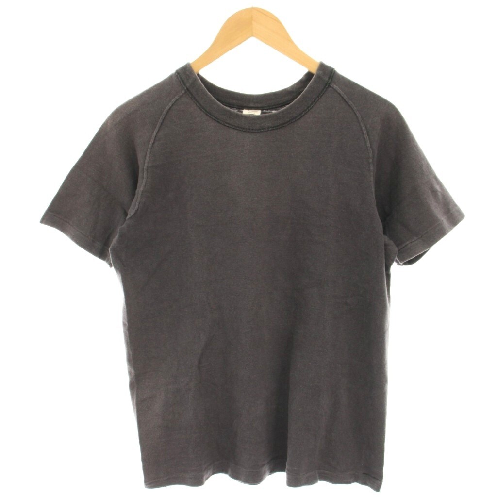 ウエアハウス WAREHOUSE Tシャツ カットソー ラグランスリーブ 半袖 S チャコールグレー /HN メンズ拍卖
