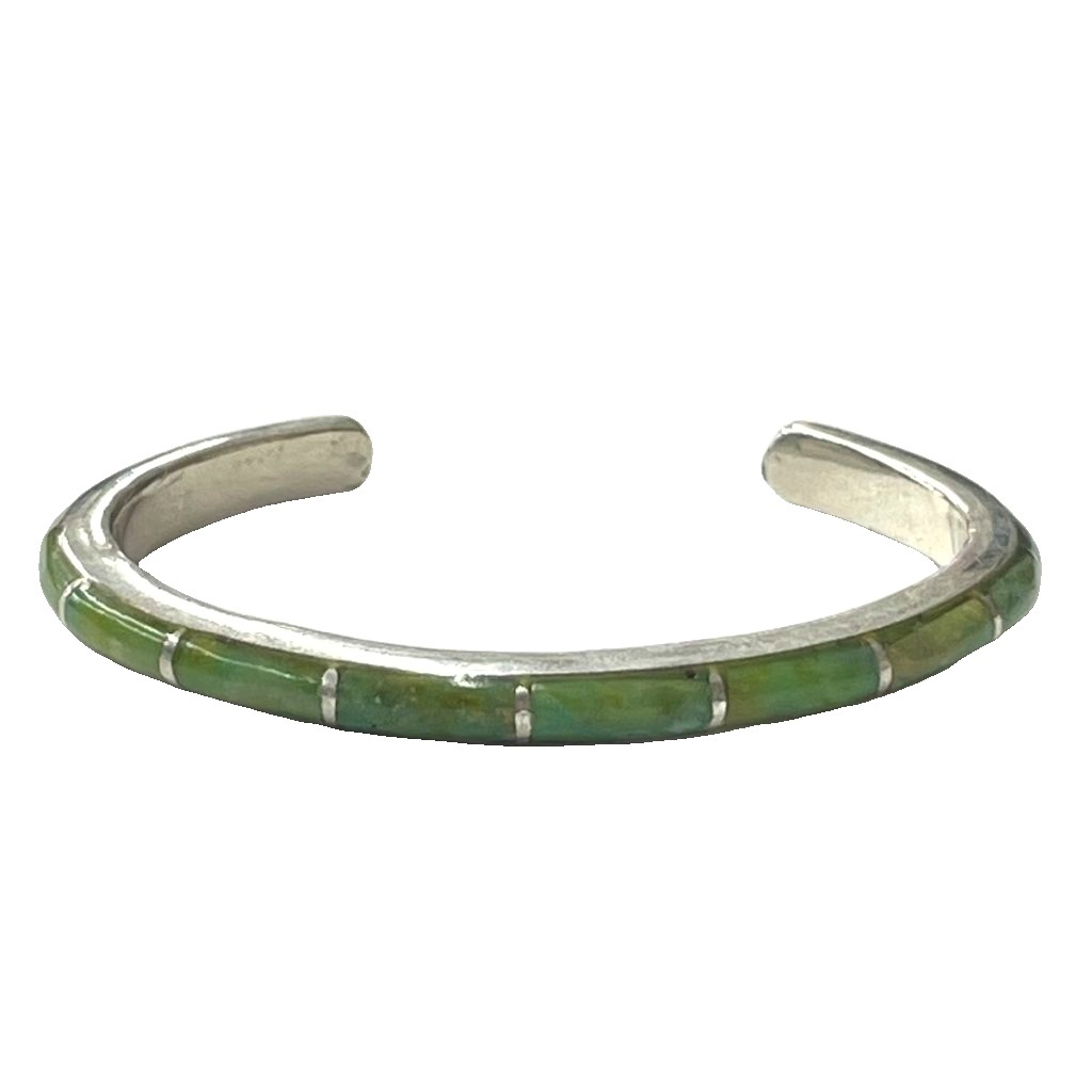 ターコイズ バングル ブレスレット 925刻印 シルバー 緑 グリーン アクセサリー メンズ レディース拍卖