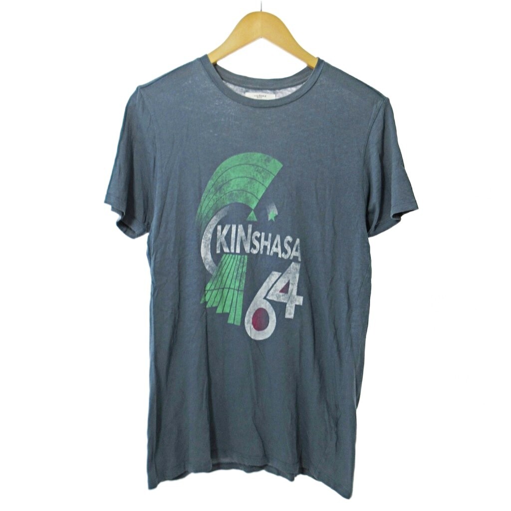 イザベルマラン ISABEL MARANT ETOILE エトワール 18SS Tシャツ カットソー 半袖 プリント XS 青系 0930 IBO82 レディース拍卖