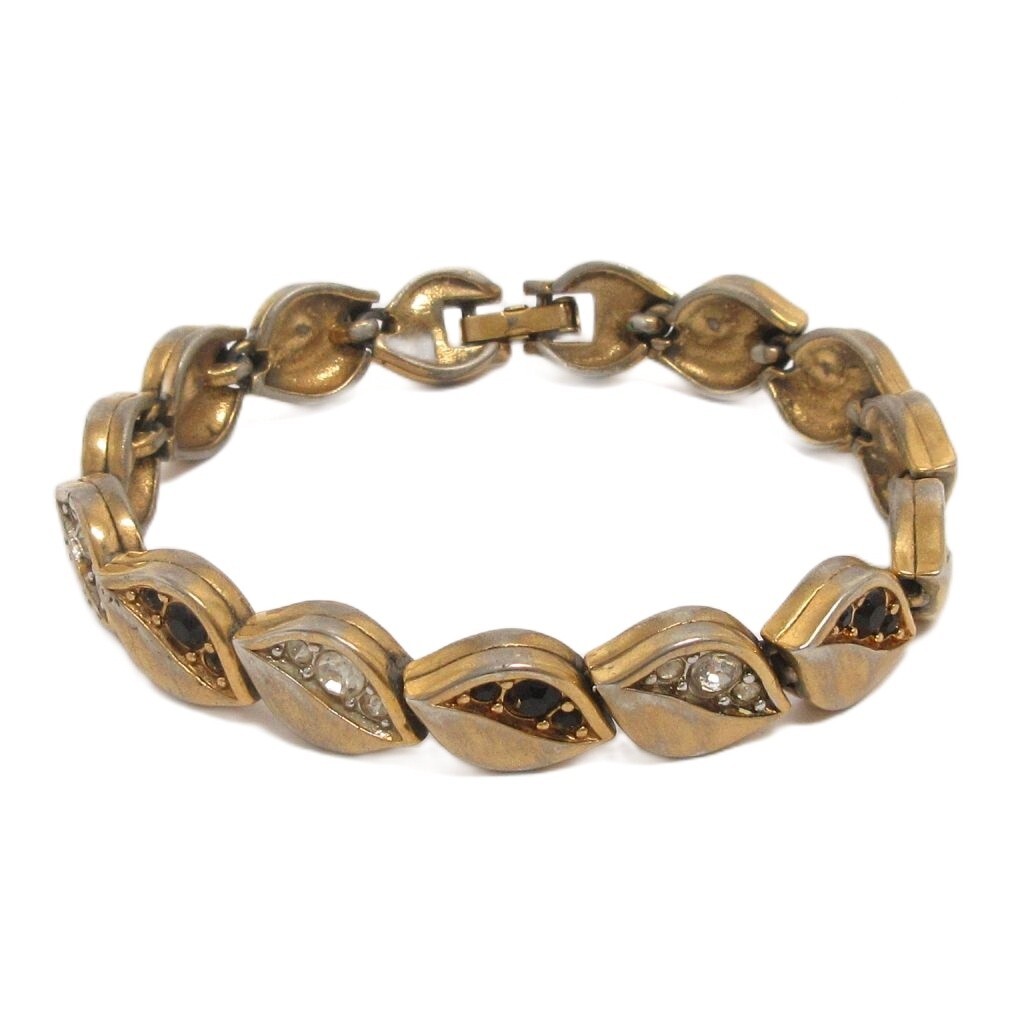 ニナリッチ NINA RICCI ブレスレット ストーン ゴールドカラー アクセサリー ■GY99 レディース拍卖