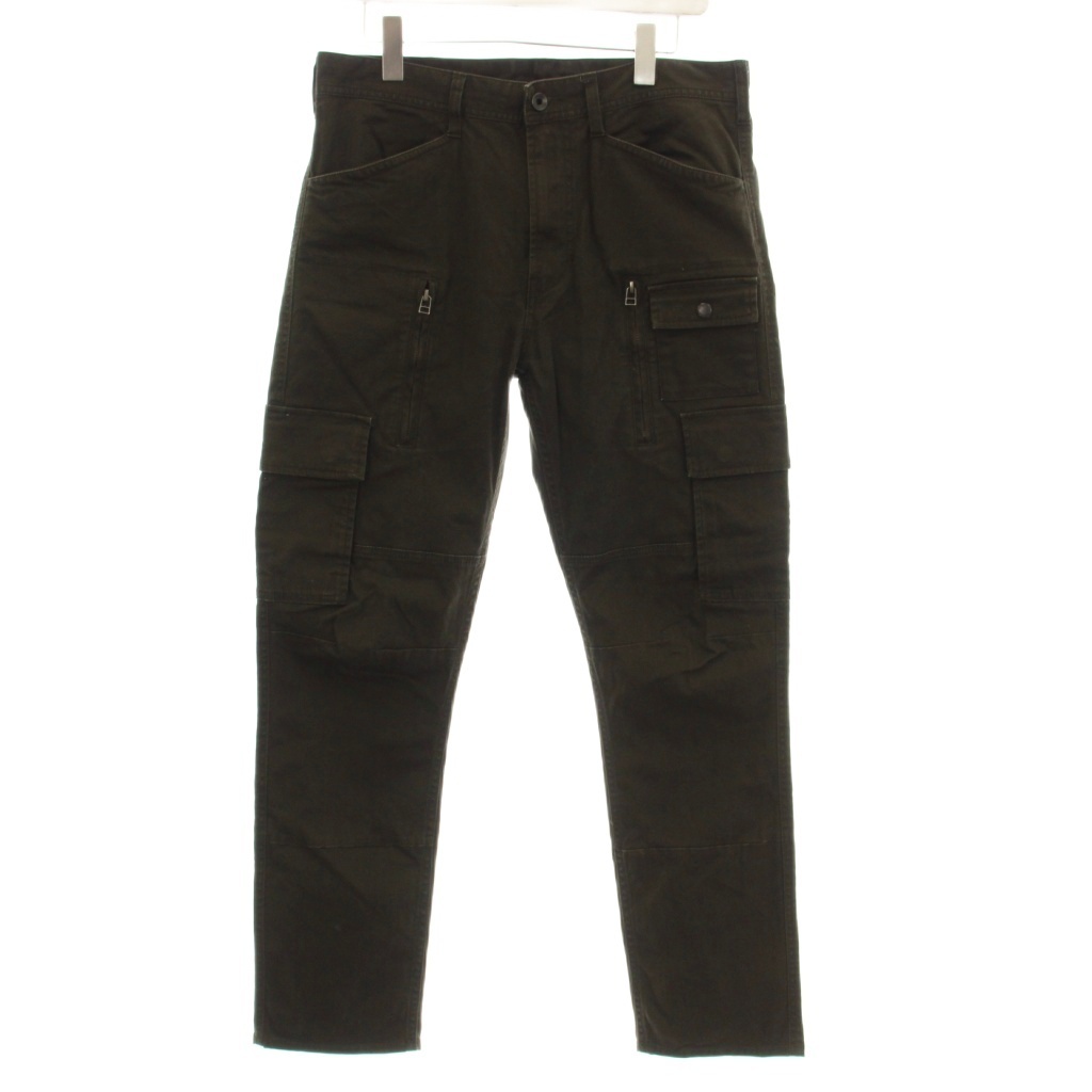 アヴィレックス AVIREX F-2 MOD CARGO PANTS モディファイ スリム カーゴパンツ ジップフライ L ダークブラウン 783-4210006拍卖