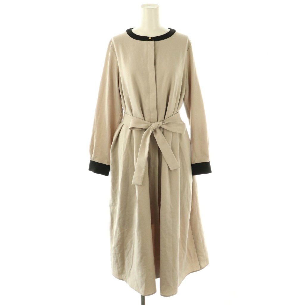 ロッソ ROSSO アーバンリサーチ Aラインタックワンピース F グレージュ ブラック /ES ■OS レディース拍卖