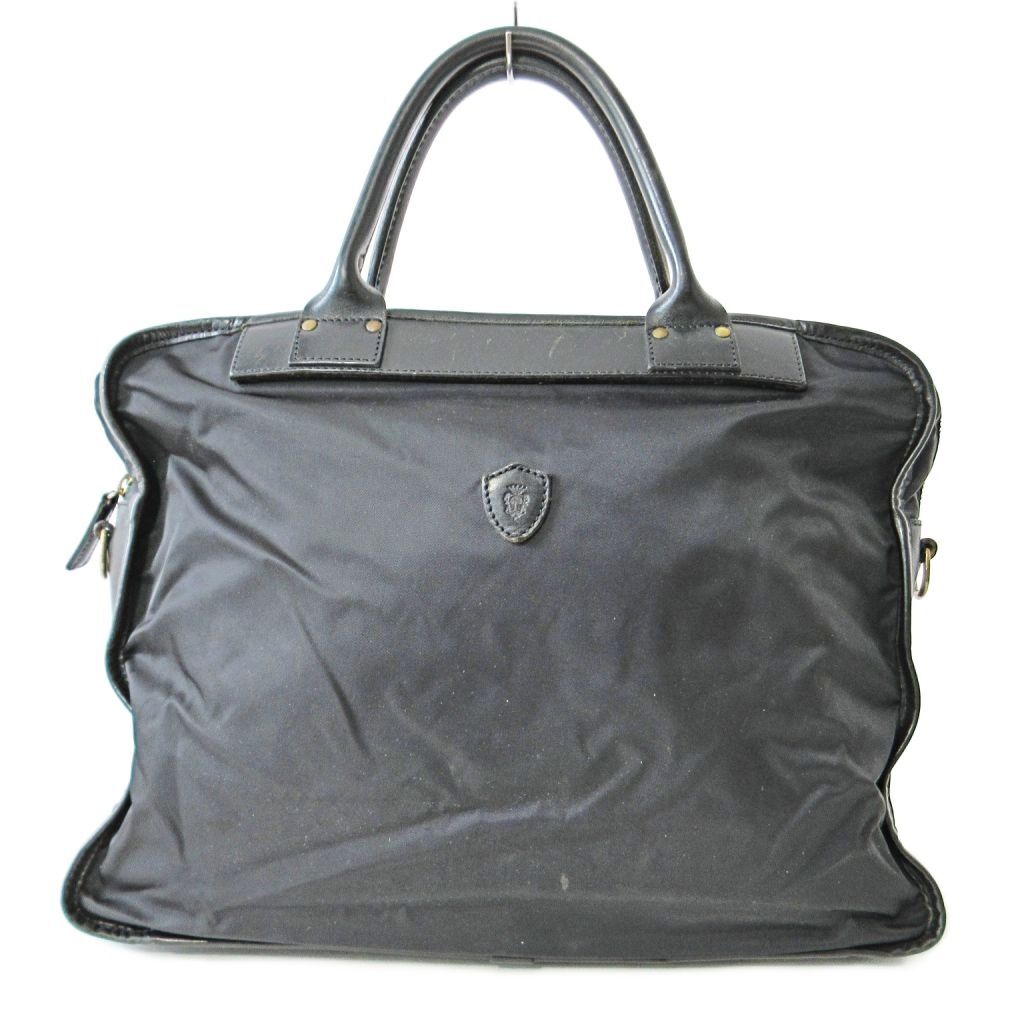 フェリージ Felisi 1725 オールブラック ビジネスバッグ ブリーフケース 書類鞄 ナイロン レザー 黒 1013 IBO82 メンズ拍卖