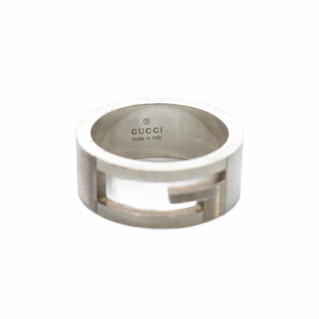 グッチ GUCCI 指輪 リング Gロゴ 925SV 14号 シルバー /YO21 ■GY49 メンズ レディース拍卖