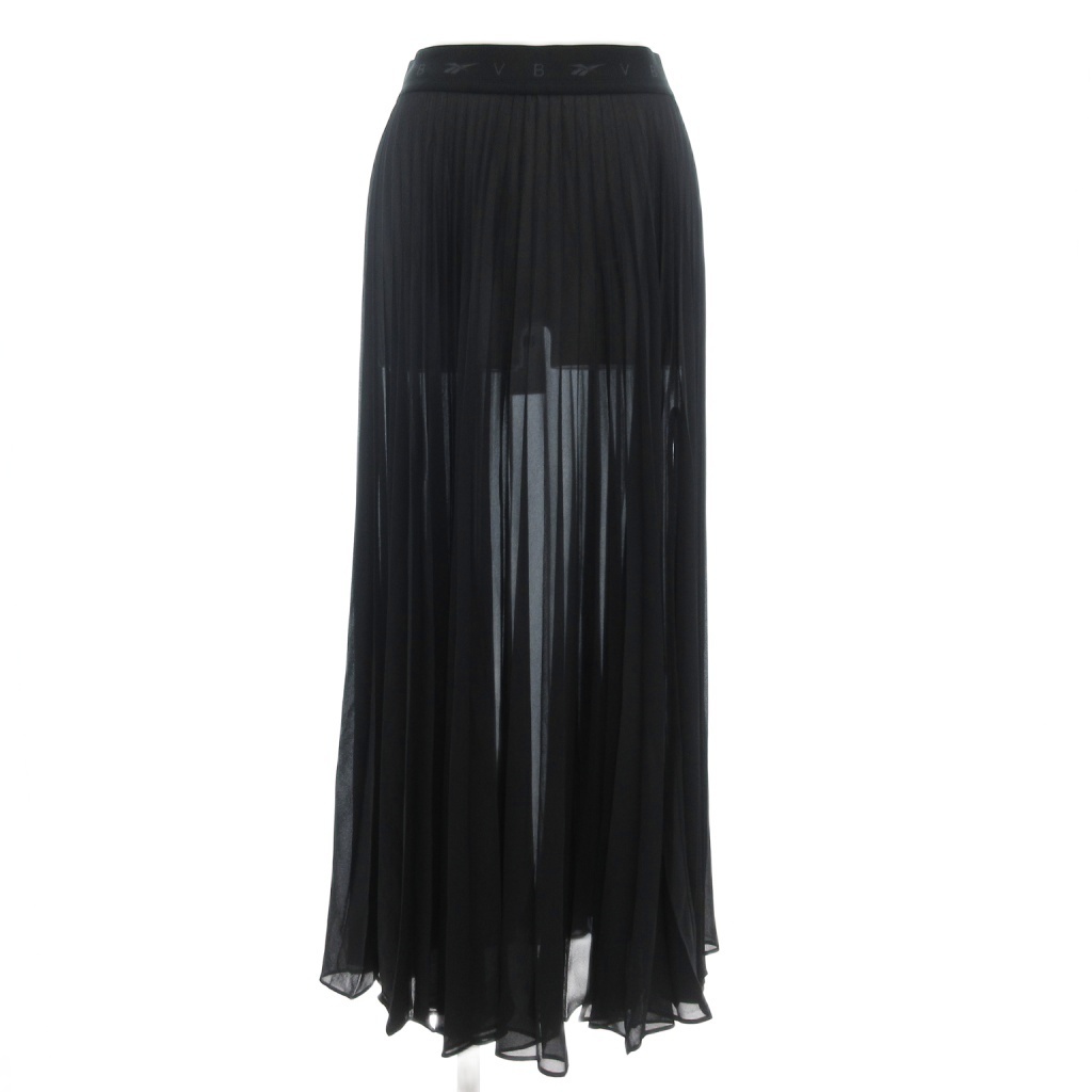 未使用品 リーボック Reebok タグ付き ヴィクトリア ベッカム Victoria Beckham シアープリーツスカート フレア イージー ロゴ XS拍卖